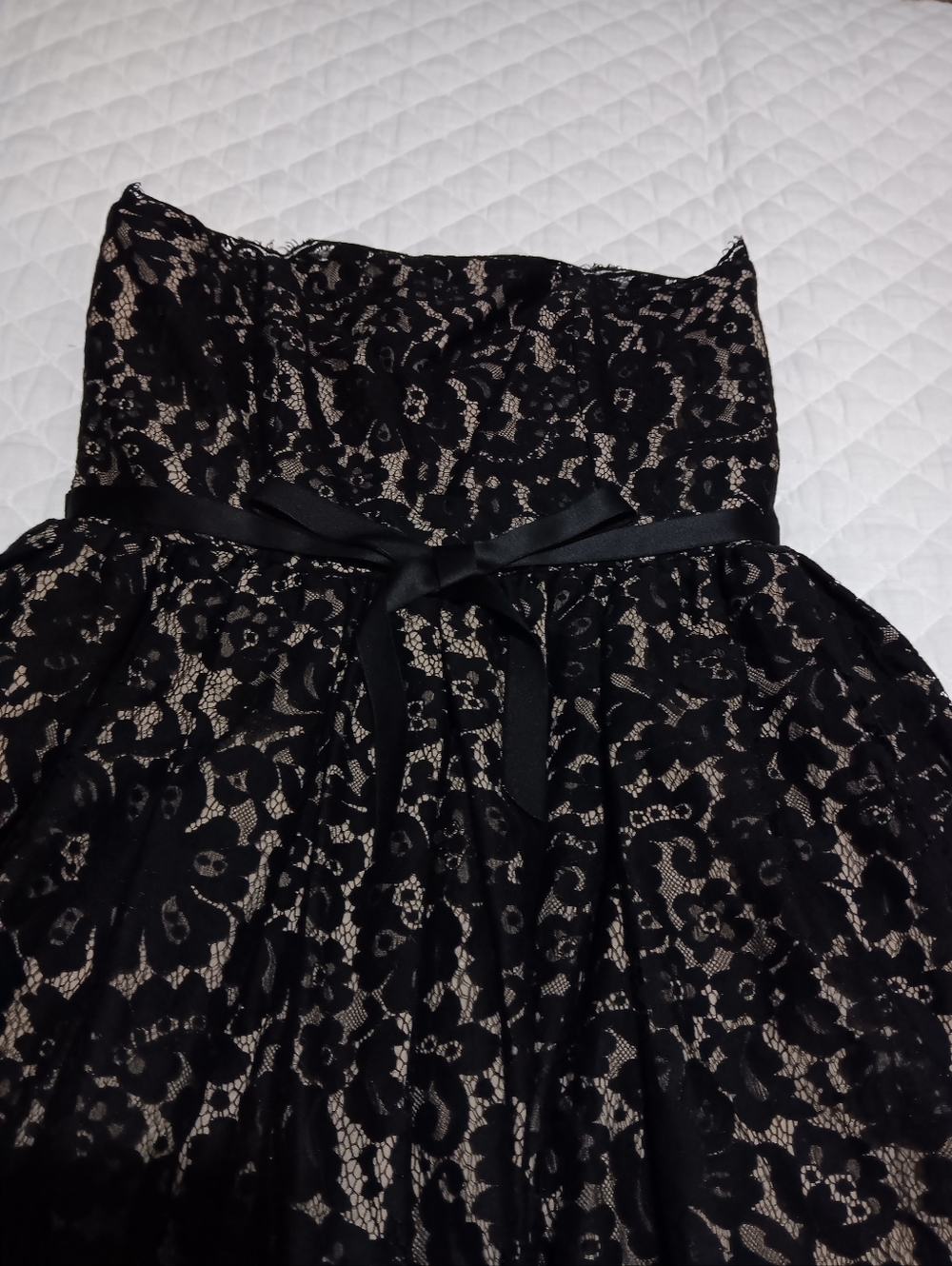 NWT Neiman Marcus x Target ROBERT RODRIGUEZ Womens SZ 8 Black Lace Party DRESS - Picture 4 of 14